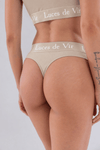 3'lü Bej String Külot