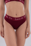 5'li Bordo String Külot