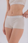 Kadın Boyshort Külot - Bej
