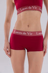 Kadın Boyshort Külot - Bordo