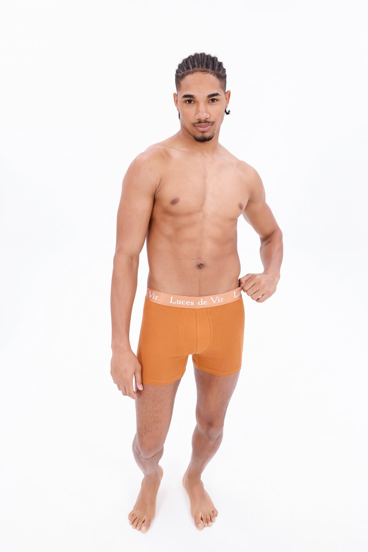 Erkek 3’lü Boxer Seti Kahverengi | Luces de Vír