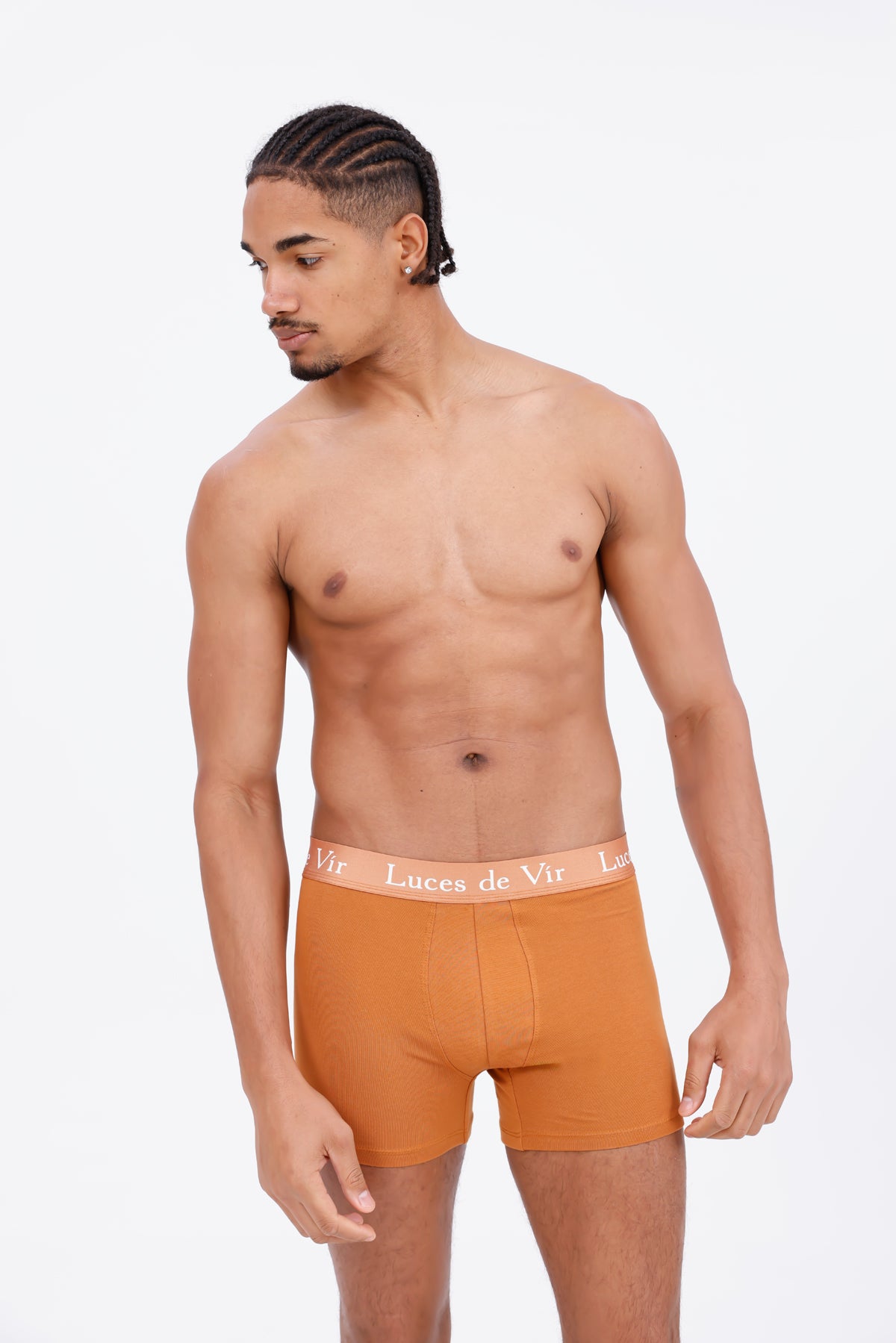 Erkek 3’lü Boxer Seti Kahverengi | Luces de Vír