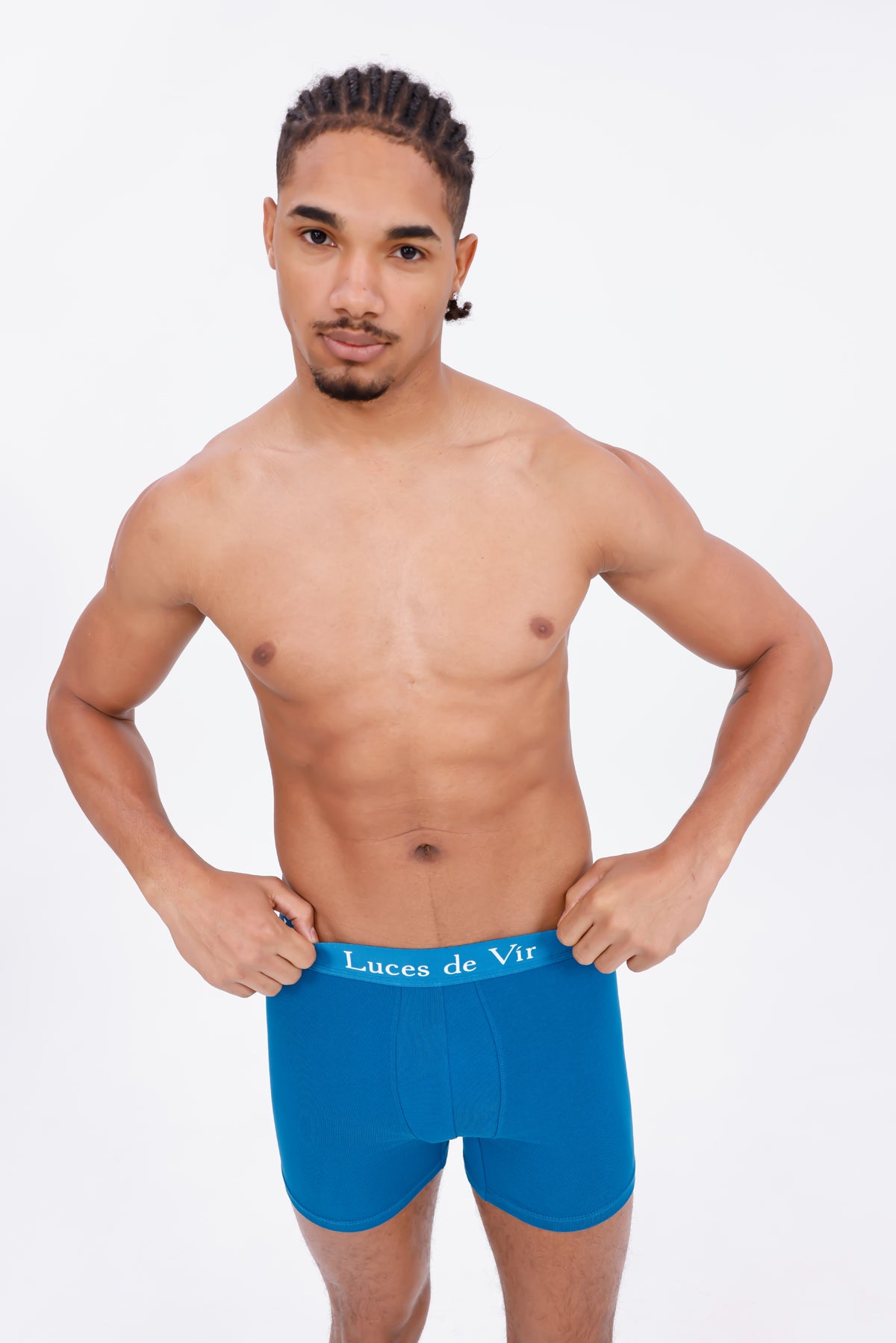 Erkek 3’lü Boxer Seti Petrol Mavisi | Luces de Vír