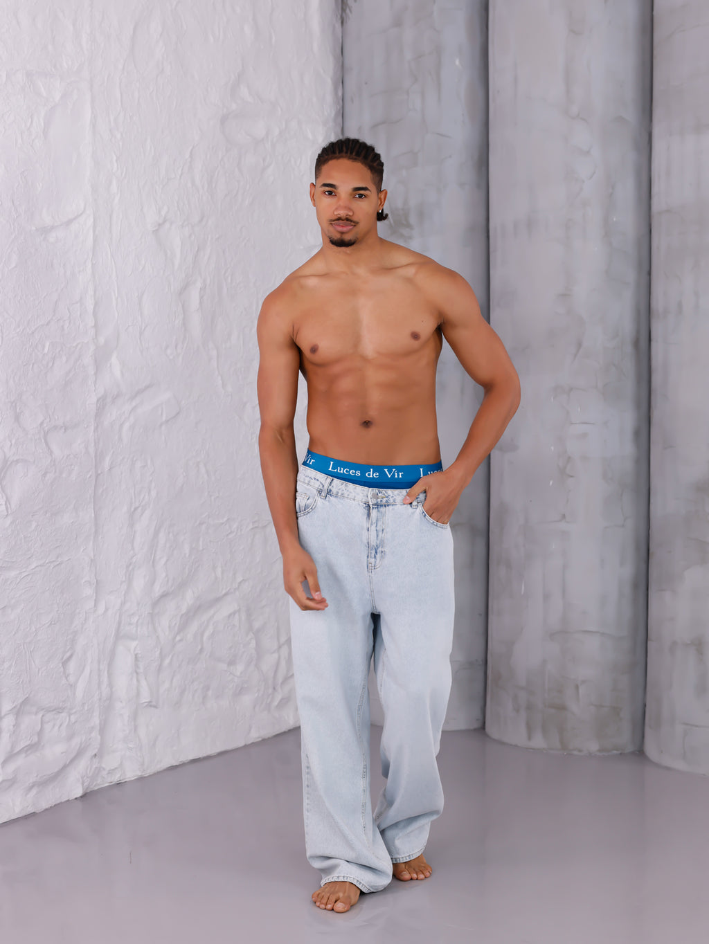 Erkek Boxer Petrol Mavisi | Luces de Vír