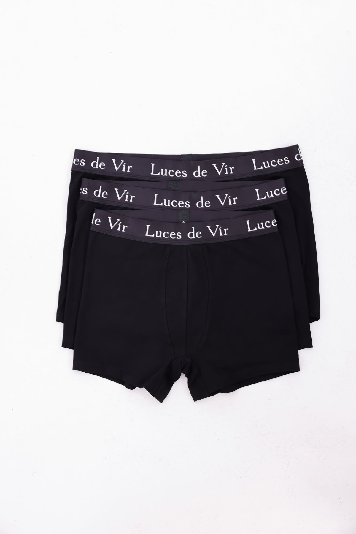 Erkek 3’lü Boxer Seti Siyah | Luces de Vír