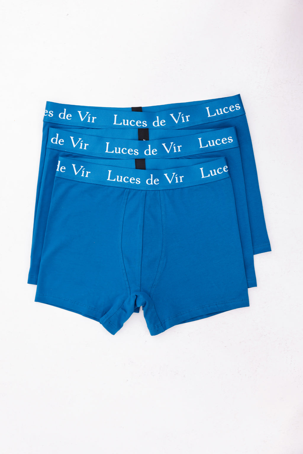 Erkek 3’lü Boxer Seti Petrol Mavisi | Luces de Vír