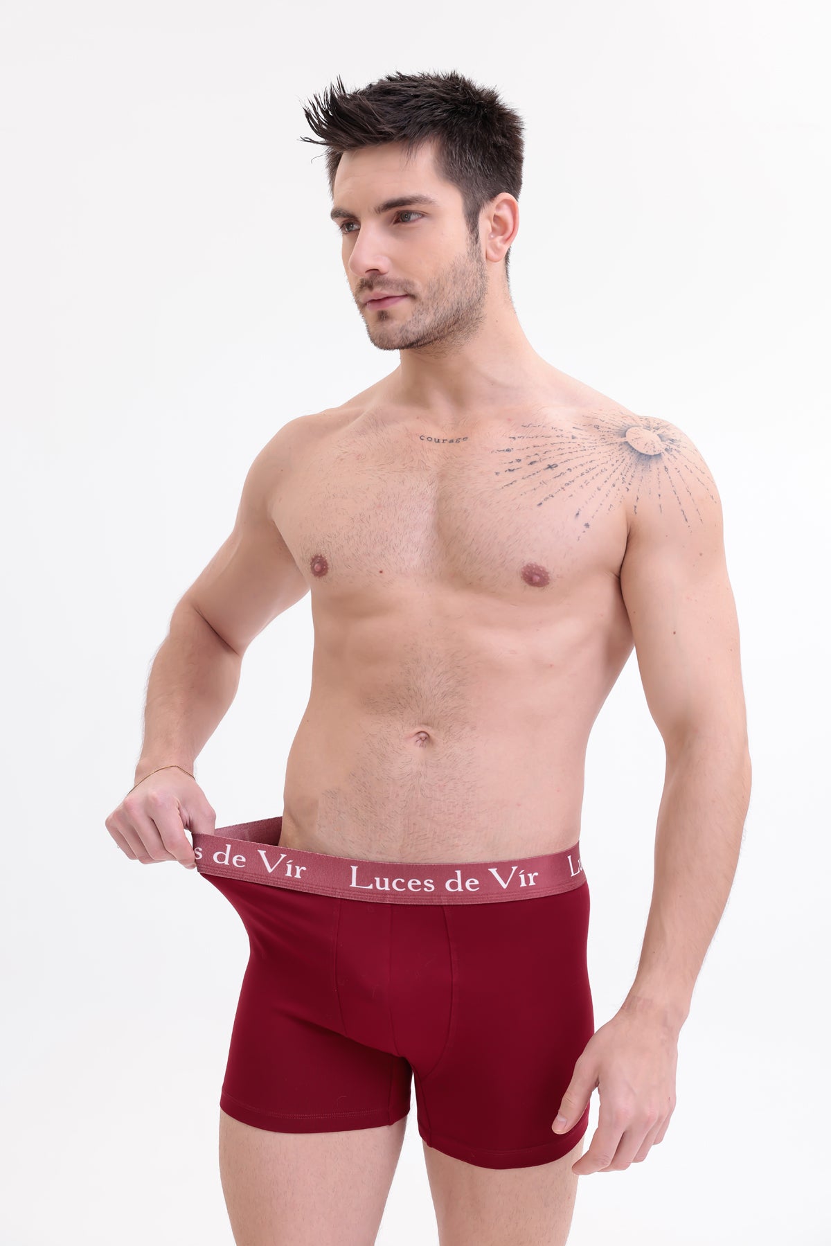 Erkek Boxer Bordo | Luces de Vír