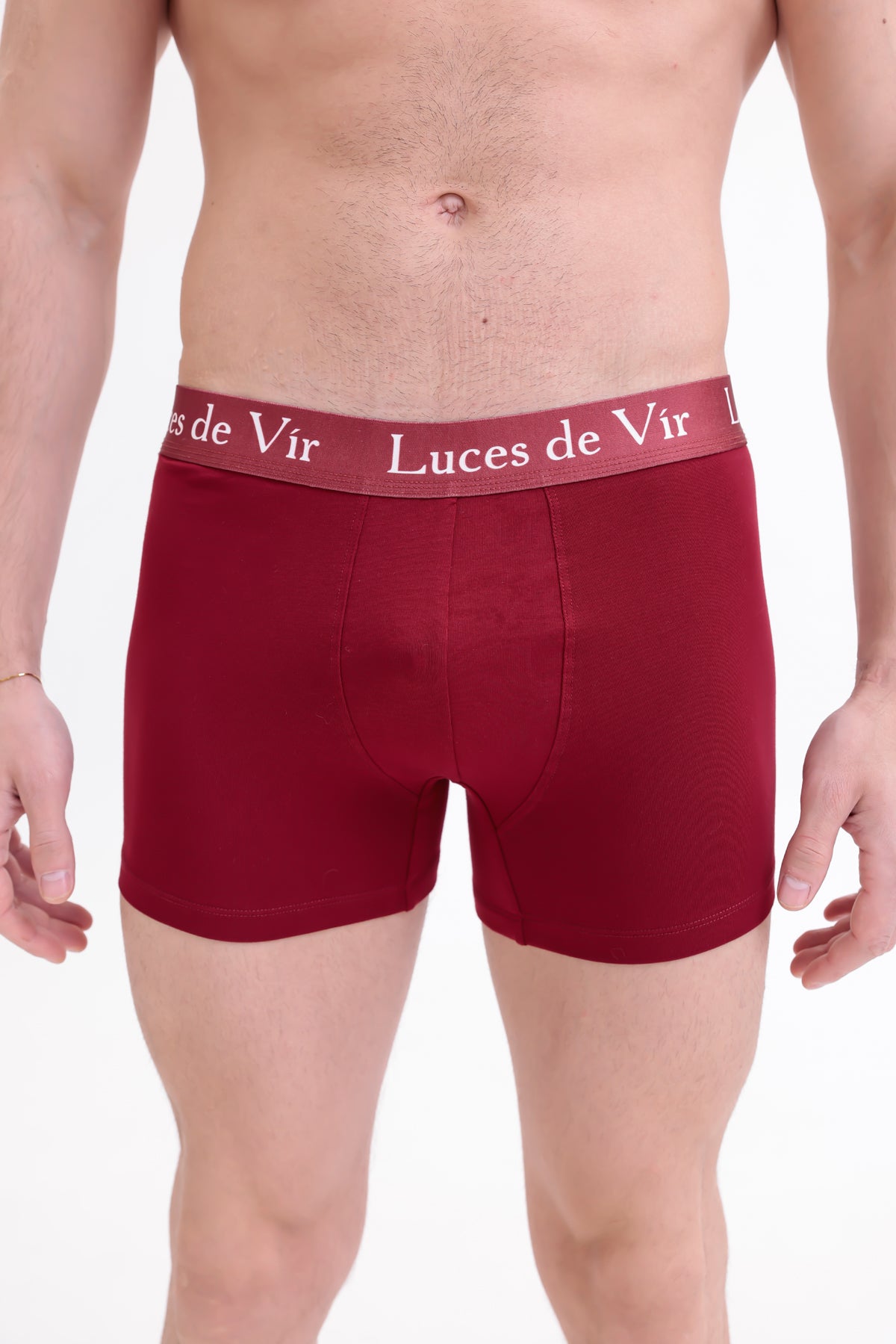 Erkek 3’lü Boxer Seti Bordo | Luces de Vír