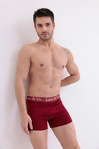 Erkek 3’lü Boxer Seti (Haki-Bordo-Siyah) | Luces de Vír