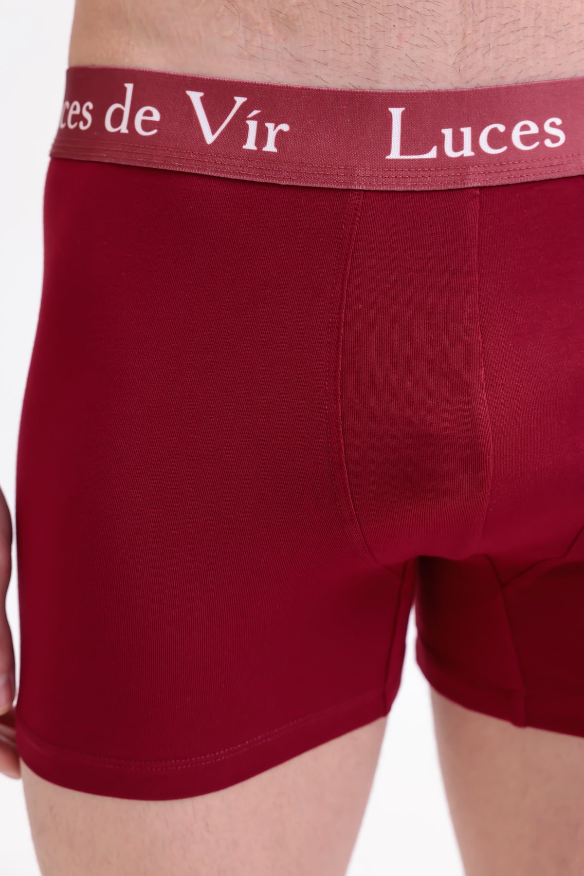 Erkek 3’lü Boxer Seti Bordo | Luces de Vír