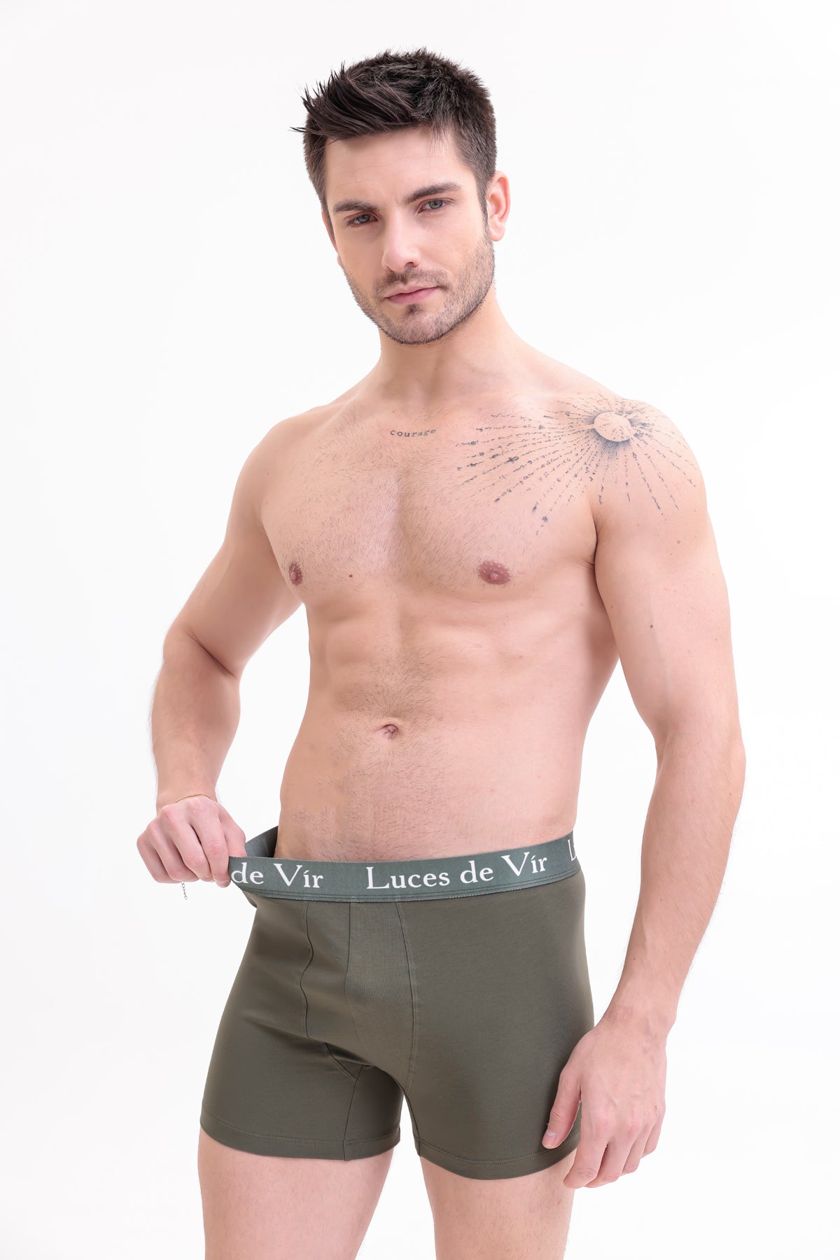 Erkek 3’lü Boxer Seti Haki | Luces de Vír