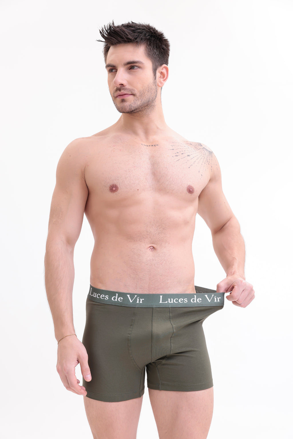 Erkek 3’lü Boxer Seti Haki | Luces de Vír