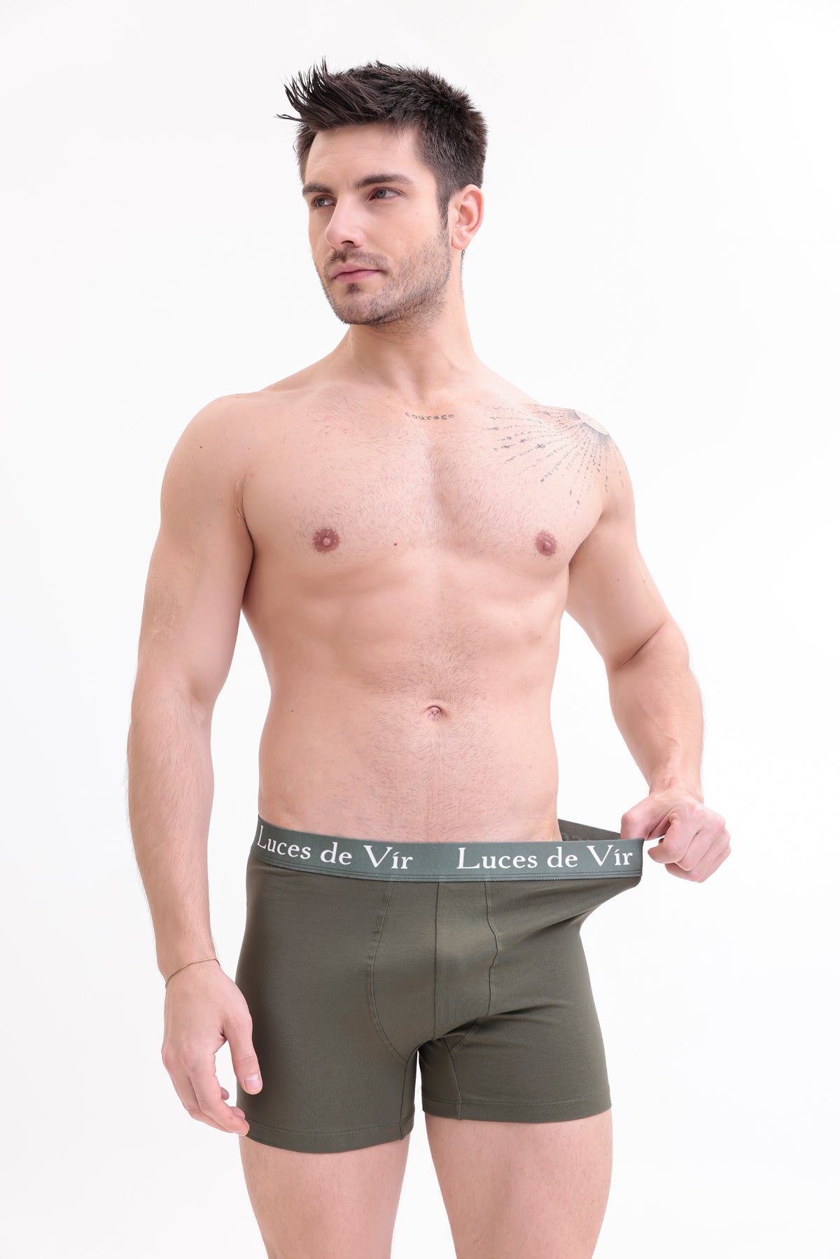 Erkek 3’lü Boxer Seti Haki | Luces de Vír