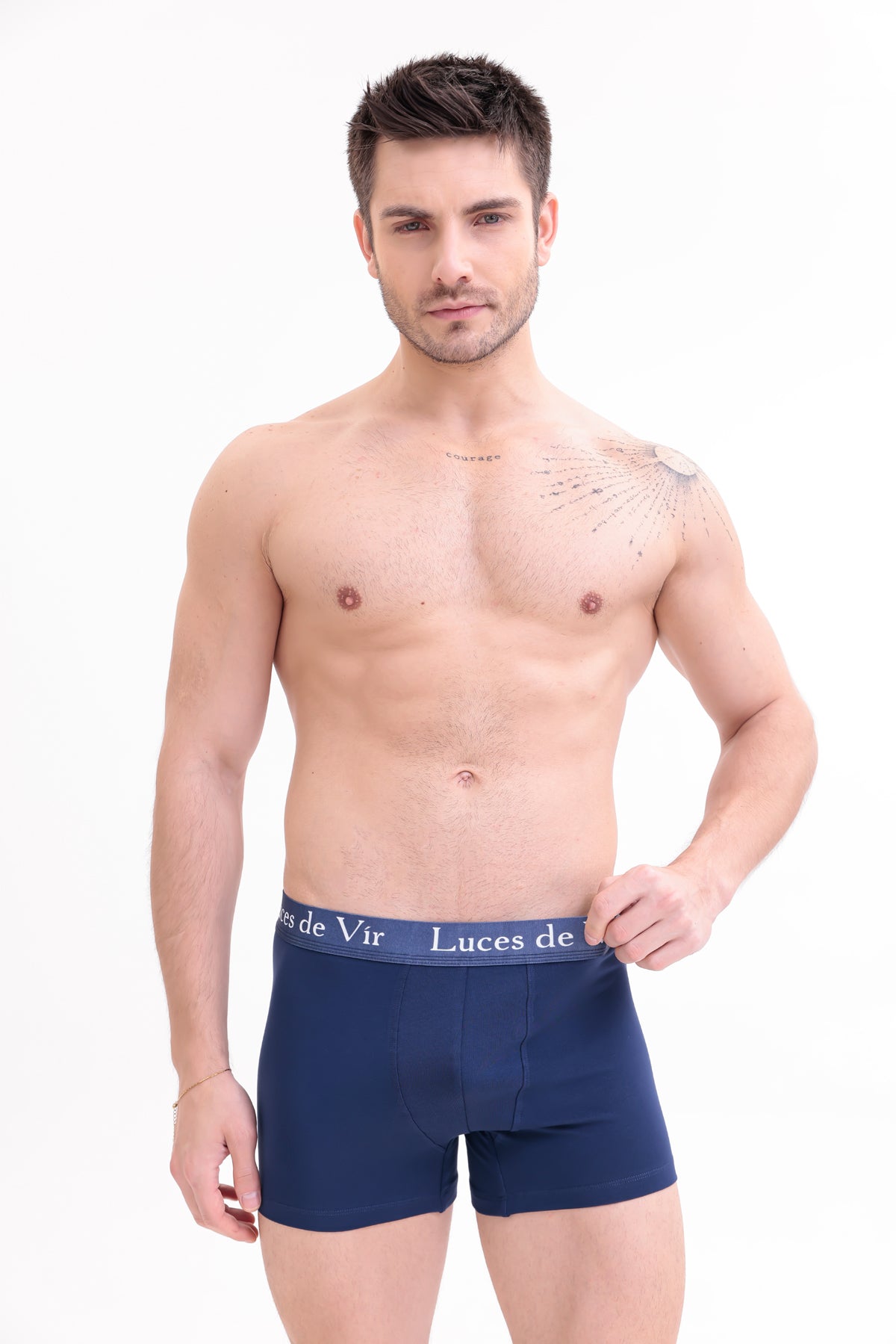 Erkek 3’lü Boxer Seti Lacivert | Luces de Vír