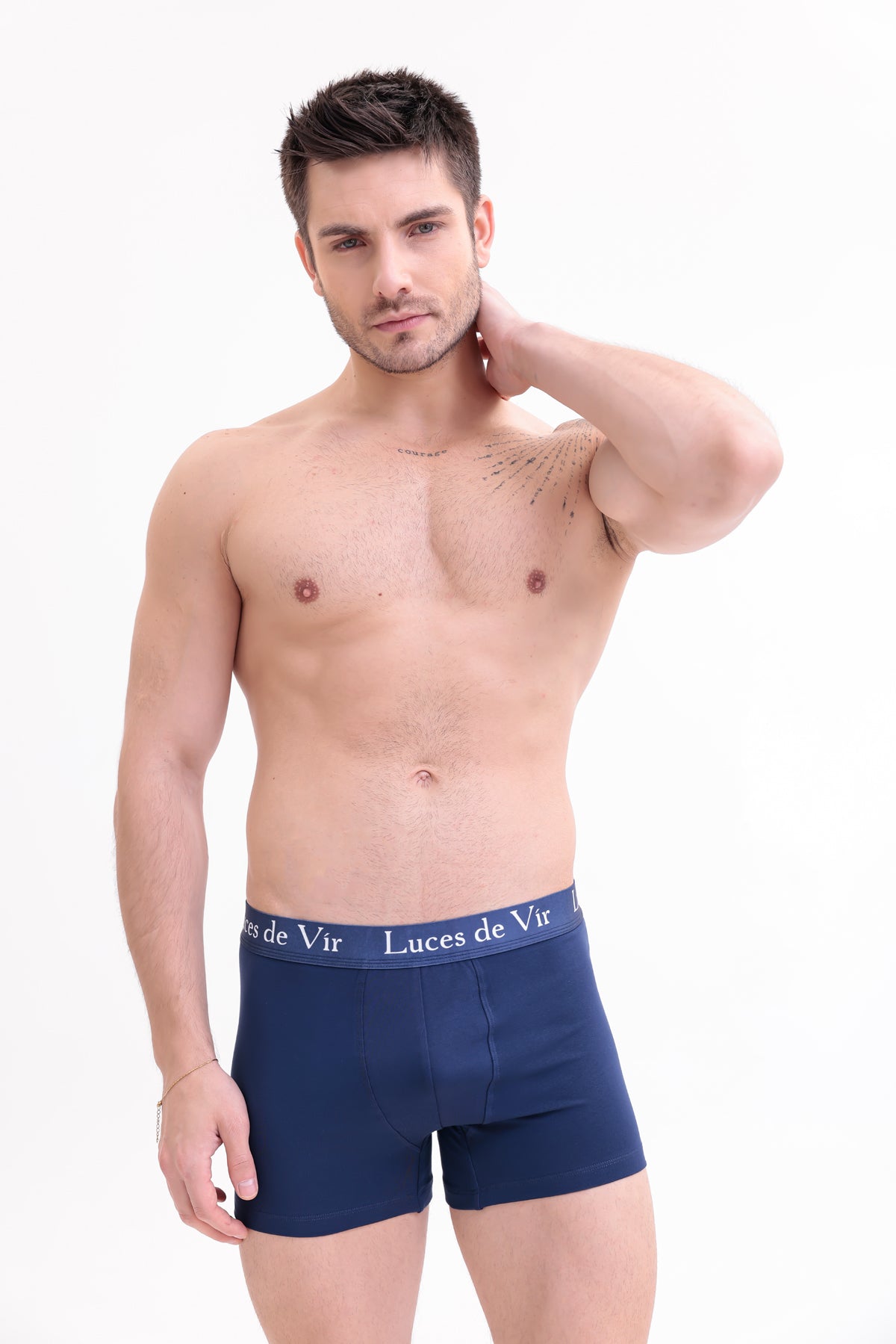 Erkek 3’lü Boxer Seti Lacivert | Luces de Vír