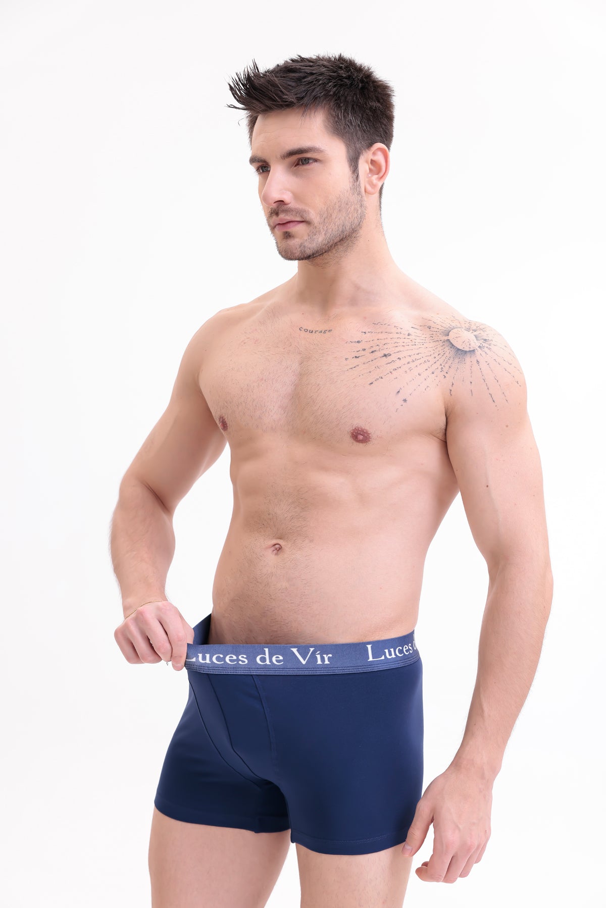 Erkek 3’lü Boxer Seti Lacivert | Luces de Vír