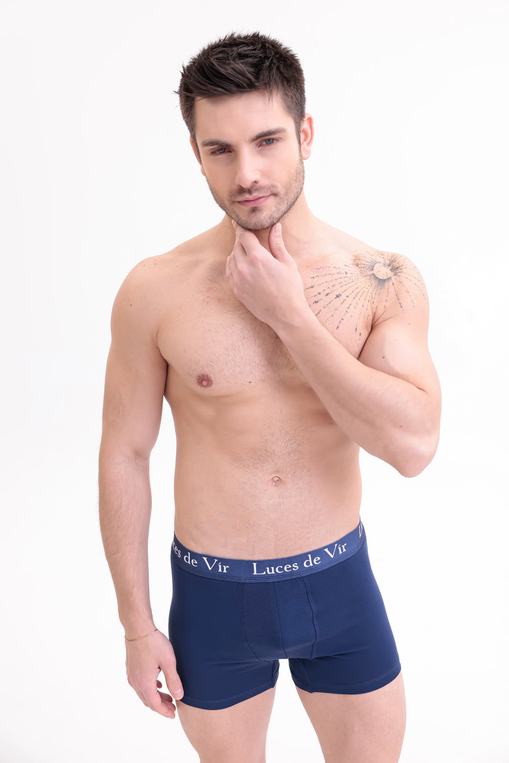 Erkek 3’lü Boxer Seti Lacivert | Luces de Vír