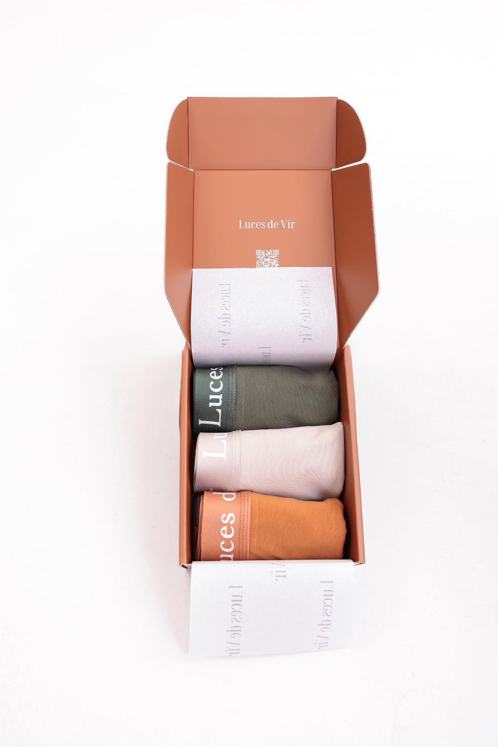 Erkek 3’lü Boxer Seti (Haki-Bej-Kahverengi) | Luces de Vír