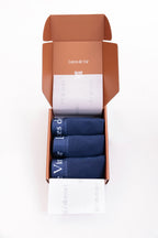 Erkek 3’lü Boxer Seti Lacivert | Luces de Vír