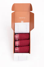 Erkek 3’lü Boxer Seti Bordo | Luces de Vír