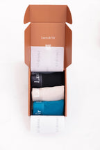 Erkek 3’lü Boxer Seti (Siyah-Bej-Petrol Mavisi) | Luces de Vír