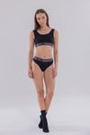 Siyah Bralet&String Takım