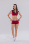 Bordo Bralet&Boyshort Takım