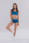 Petrol Mavisi Bralet&Boyshort Takım