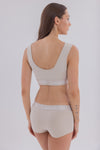 Bej Bralet&Boyshort Takım