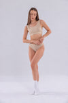 Bej Bralet&String Takım