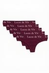 5'li Bordo String Külot