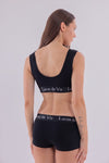 Siyah Bralet&Boyshort Takım