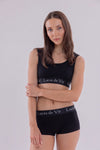 Siyah Bralet&Boyshort Takım