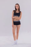 Siyah Bralet&Boyshort Takım